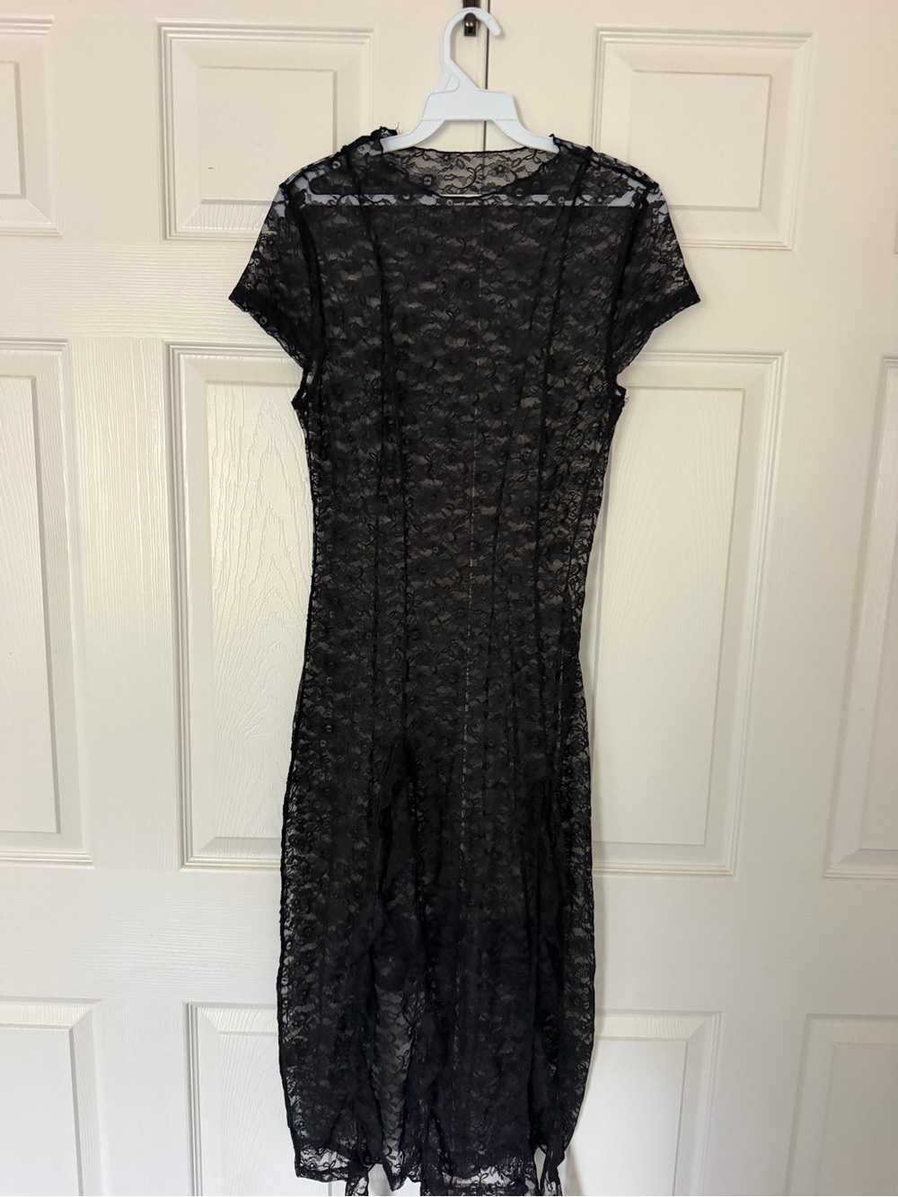Black Lace Maxi Dress